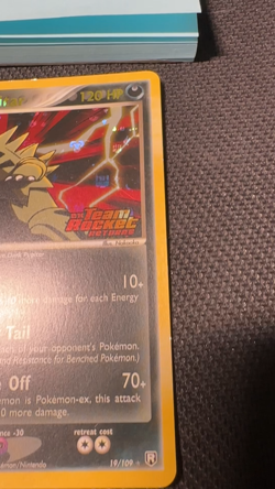 Dark Tyranitar (Holo) 19/109 EX Team Rocket Returns Rare Pokemon Card - Image 2