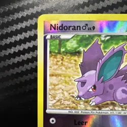 Pokemon TCG Nidoran M Rising Rivals Reverse Holo Card 72/111 Platinum Common LP+ - Image 2