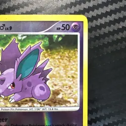 Pokemon TCG Nidoran M Rising Rivals Reverse Holo Card 72/111 Platinum Common LP+ - Image 3
