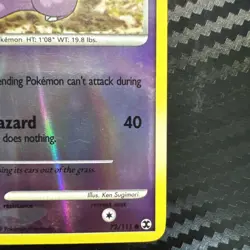 Pokemon TCG Nidoran M Rising Rivals Reverse Holo Card 72/111 Platinum Common LP+ - Image 5