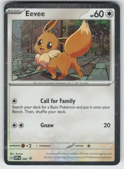 Eevee - 200 (Cosmos Holo) Promo SV: Scarlet & Violet Promo Cards SVP 200 NM - Image 1