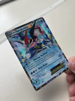 Ash-Greninja EX XY133 Pokemon XY Promo Ultra Rare Card Holo LP+ - Image 3