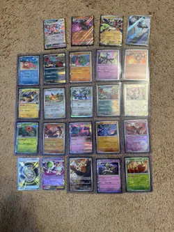 Pokemon English Holo Foil Card Lot 20 Cards Hydreigon Salamence Dragapult - Image 1