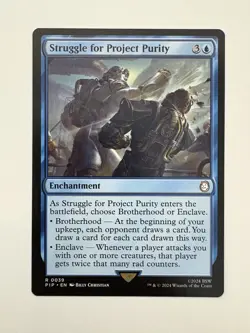 Struggle for Project Purity MTG Magic the Gathering Card NM Near Mint PIP - Image 1