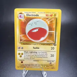 Electrode 18/64 Jungle Non Holo Rare Vintage Pokemon TCG Card WoTC 1999 NM -g - Image 1