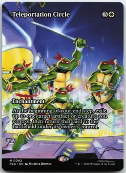 Teleportation Circle 0002 Teenage Mutant Ninja Turtles MTG NM Reg - Image 1