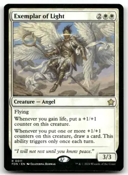 Exemplar of Light #11 (NM) Foundations FDN Magic MTG - Image 1