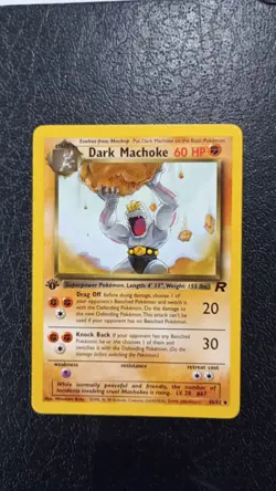 Pokemon TCG Dark Machoke 1st Edition| Team Rocket 40/82 Mint Condition Vintage - Image 3