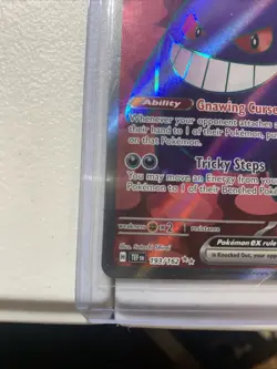Pokemon TCG Gengar EX Temporal Forces Ultra Rare Card 193/162 Scarlet & Violet - Image 2