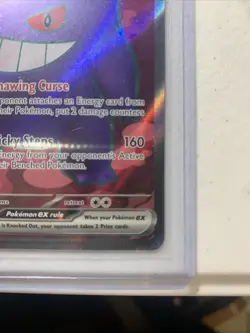 Pokemon TCG Gengar EX Temporal Forces Ultra Rare Card 193/162 Scarlet & Violet - Image 5