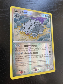 Pokemon Rising Rivals Reverse-Holo Lairon Lv.37 44/111. Excellent Condition - Image 2
