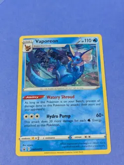 Vaporeon - SWSH072 - Holo Promo Sword & Shield Promos - Pokemon - NM - Image 1
