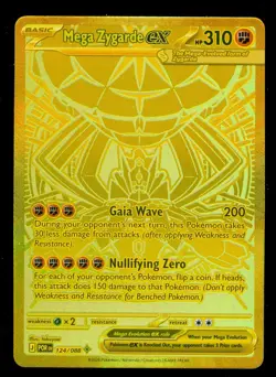 Pokemon MEGA ZYGARDE EX 124/088 - Perfect Order - SECRET RARE FULL ART - MINT - Image 1