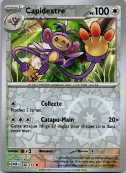 Carte Pokemon Capidextre 146/182 Reverse - 2023 - Image 1