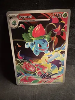Pokemon TCG Ivysaur Holo Full Art Mega Evolution 134/132 - Image 1