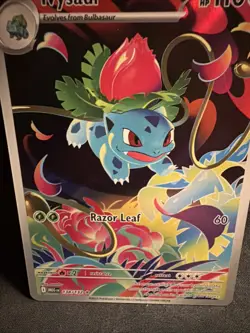 Pokemon TCG Ivysaur Holo Full Art Mega Evolution 134/132 - Image 5
