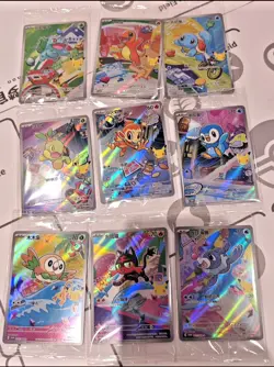 Pokemon TCG Chinese 30th Anniversary First Partner Vol.1 Set of 9 Promo - Image 1
