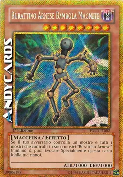 BURATTINO ARNESE BAMBOLA MAGNETE • Oro Segreta • PGLD IT002 • 1Ed • Yugioh! - Image 1