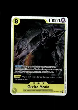 The Azure Sea's Seven #OP14-104 Gecko Moria - Image 1