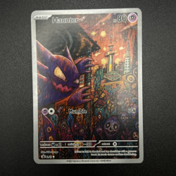 Pokemon Haunter Limited Promo Doujin ACG DIY Full Art Card NO HOLO - Image 1