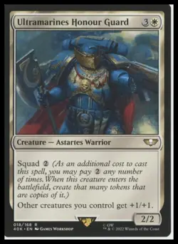 Universes Beyond: Warhammer 40,000 #18 Ultramarines Honour Guard MTG - Image 1