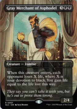 Gray Merchant of Asphodel - Secret Lair Encyclopedia of Magic - 7 - NM - Image 1