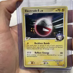 Pokemon Platinum Rising Rivals Single Card Uncommon Electrode G 39/111 NM 2009 - Image 1