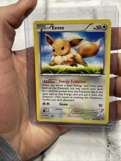 Eevee 80/111 XY - Furious Fists Common Normal Pokemon TCG 2014 Pokemon MP Card - Image 1