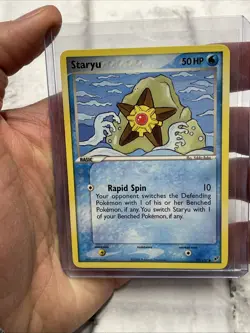 Pokemon Staryu EX Deoxys 77/107 2005 Pokemon NM/MT Vintage Card Common Nintendo - Image 1