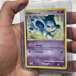 Pokemon Nidorina 56/123 Mysterious Treasures Regular LP+ Pokemon Nintendo TCG - Image 2