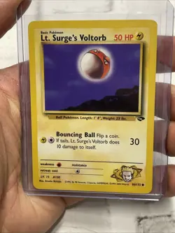 Pokemon TCG - Lt. Surge's Voltorb 86/132 Gym Challenge Regular Unlimited NM Vtg - Image 1