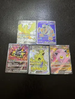 Pokemon TCG Full Art EX Bundle Of Five From Scarlet & Violet - Image 1