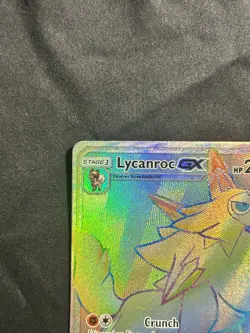 Lycanroc GX 155/147 Pokemon Rare Rainbow Burning Shadows Pokemon LP FAST SHIP!! - Image 4