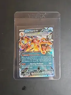 2024 Pokemon SV Paldean Fates PAF EN Charizard ex #054/091 - Image 3