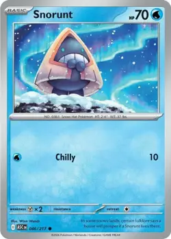 x4 Snorunt - 046/217 - Common Pokemon ME02.5 Ascended Heroes M/NM - Image 1