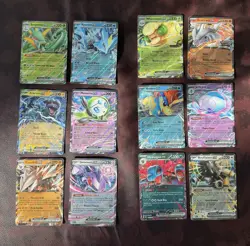 LOT of 12 Pokemon TCG Black Bolt White Flare Double Rare Holo ex Cards (MINT) - Image 1