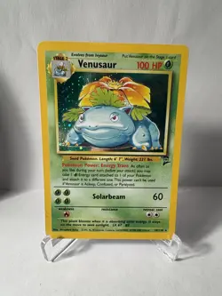 Pokemon TCG Venusaur 15/102 Base Set Holo Rare 100 HP 1999-WOTC - Image 1
