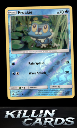 Reverse Holofoil Froakie (22) 22/131 Pokemon Common SM - Forbidden Light Card NM - Image 1