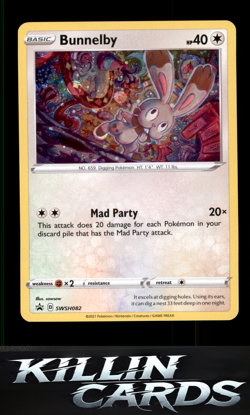 Bunnelby - SWSH082 SWSH082 Pokemon Promo SWSH: Sword & Shield Promo Cards Card N - Image 1