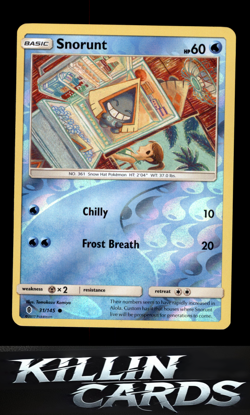 Reverse Holofoil Snorunt 31/145 Pokemon Common SM - Guardians Rising Card NM - Image 1