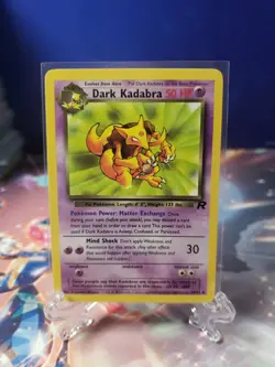 Dark Kadabra 39/82 Uncommon Team Rocket Pokemon TCG LP - Image 1