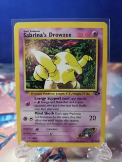 Sabrina's Drowzee 95/132 Gym Challenge - Common Pokemon TCG LP - Image 1