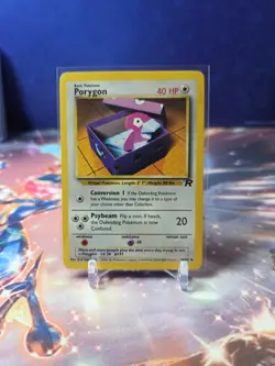 Porygon Uncommon Team Rocket 48/82 Pokemon TCG LP - Image 1