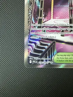 Battle Cage 116/094 PFL Ultra Rare Full Art Holo Trainer-Stadium Pokemon Card NM - Image 5