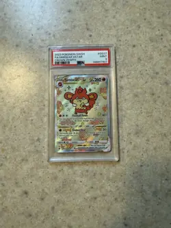 2023 Pokemon Sword And Shield Crown Zenith #GG37 Full Art Simisear VSTAR PSA 9 - Image 1