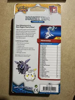 Sealed Sun & Moon Bright Tide Primarina Theme Deck Pokemon Cards 2017 - Image 2
