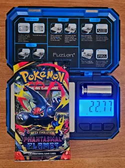EXTREMELY HEAVY Pokemon Phantasmal Flames Booster Pack 22.77g - Image 1