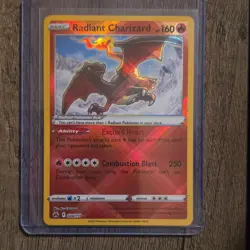 Pokemon Radiant Charizard 020/159 SV: Paldean Fates Radiant Rare Holo 160 HP - Image 1