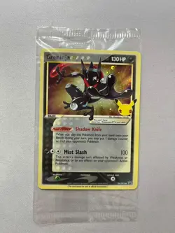 Sealed Gold Star Greninja SWSH144 - Pokemon SWSH Promo 25th Anniversary NM - Image 1