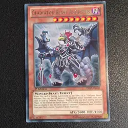 Gladiator Beast Augustus 1st Ed Rare PRIO-EN030 Yu-Gi-Oh! - Image 1